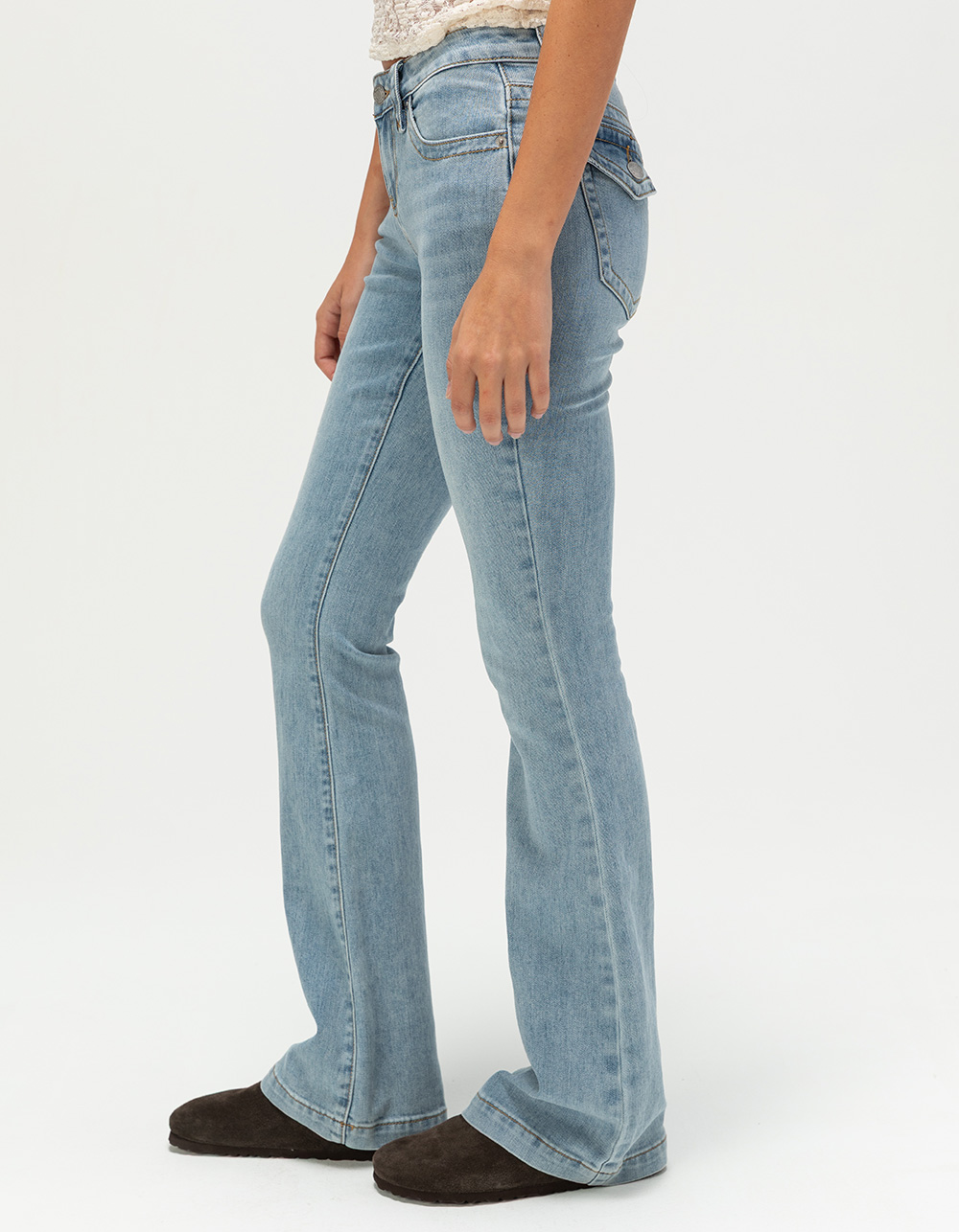 RSQ Womens Low Rise Bootcut Jeans - LIGHT WASH