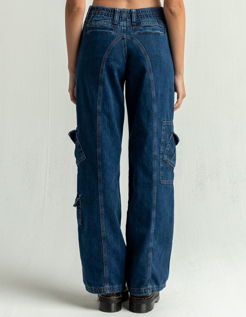 BDG Urban Outfitters 90s Womens Denim Cargo Jeans - DARK WASH | Tillys