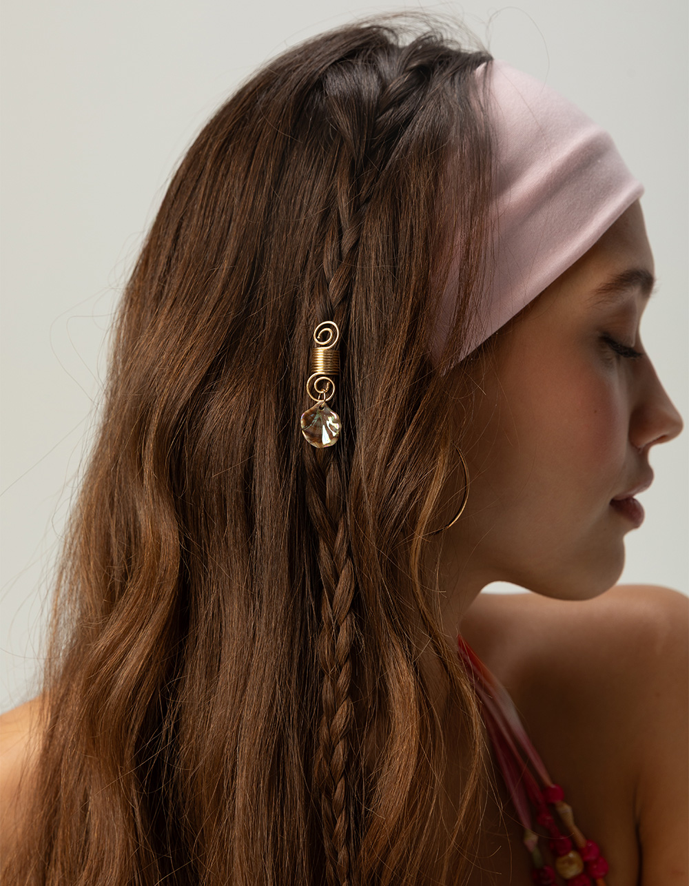 FULL TILT Shell Hair Ring Set - GOLD