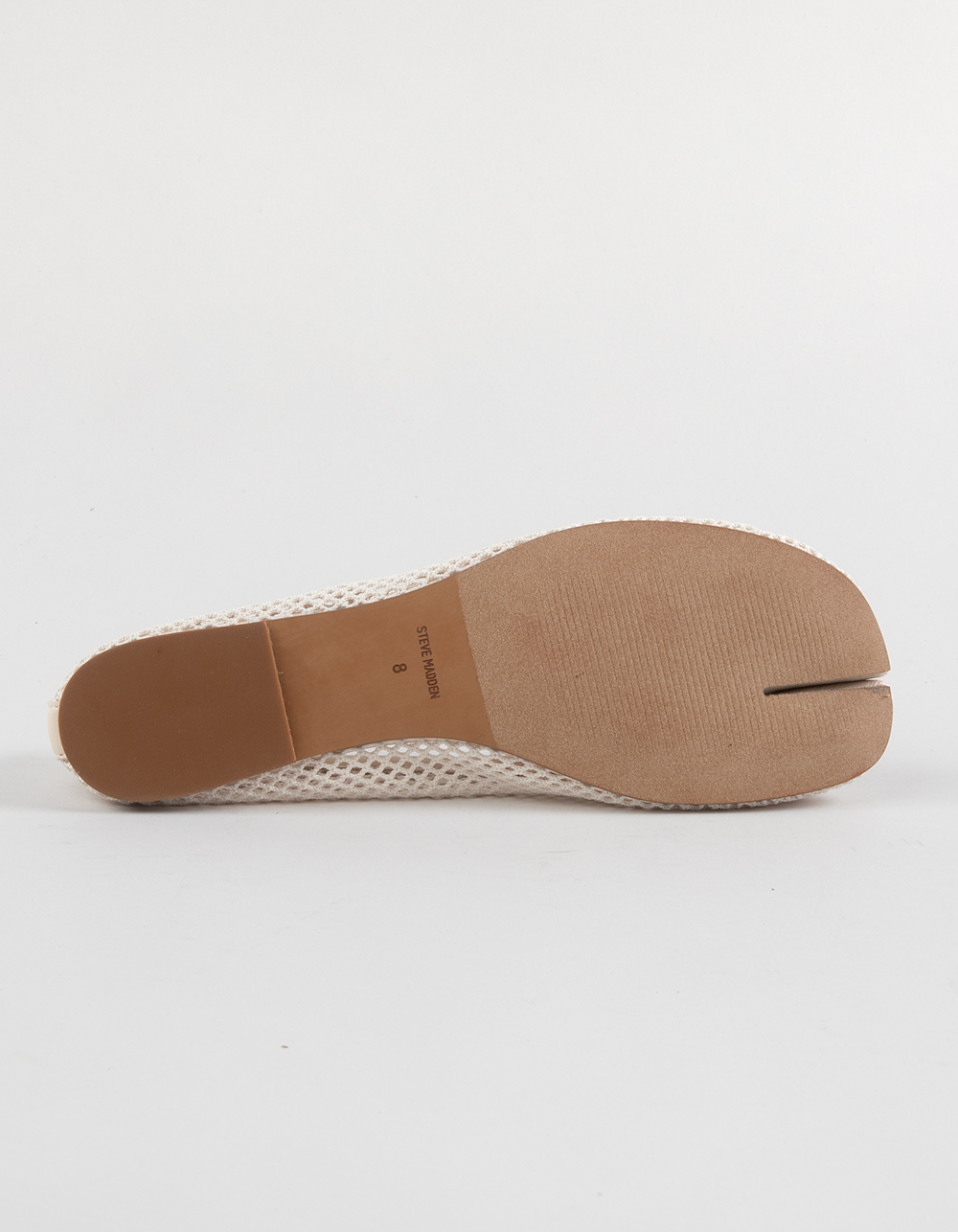 STEVE MADDEN Calico Mesh Womens Ballet Flats - BONE