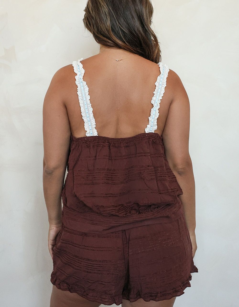 DIPPIN' DAISY'S Afternoon Tea Shorts - BROWN