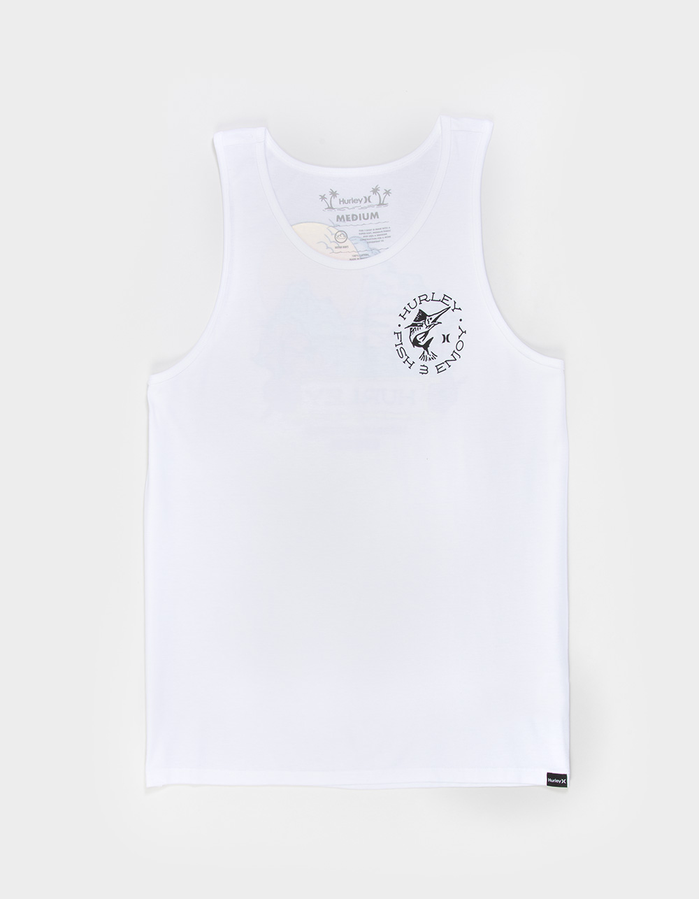 HURLEY Bait Mens Tank Top - WHITE