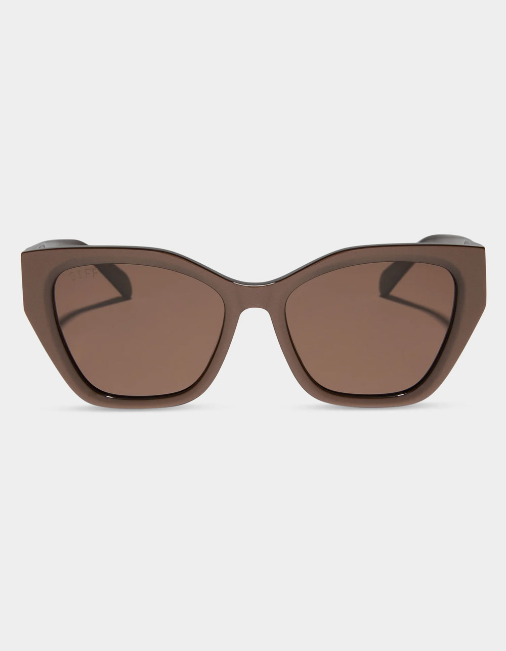 DIFF EYEWEAR Evie Sunglasses - BROWN