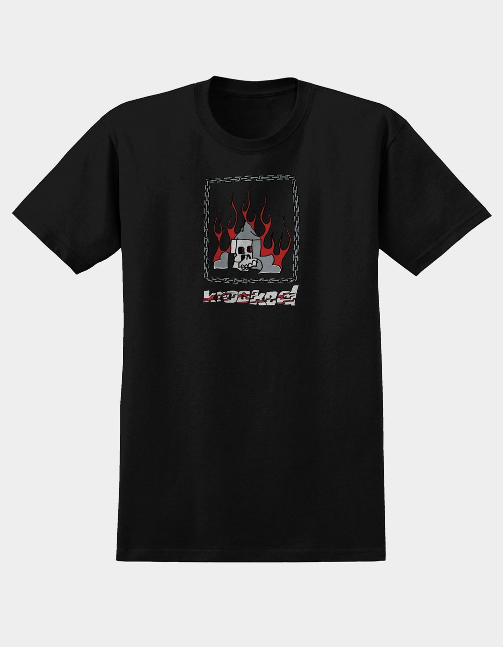 KROOKED Chain Frame Mens Tee - BLACK