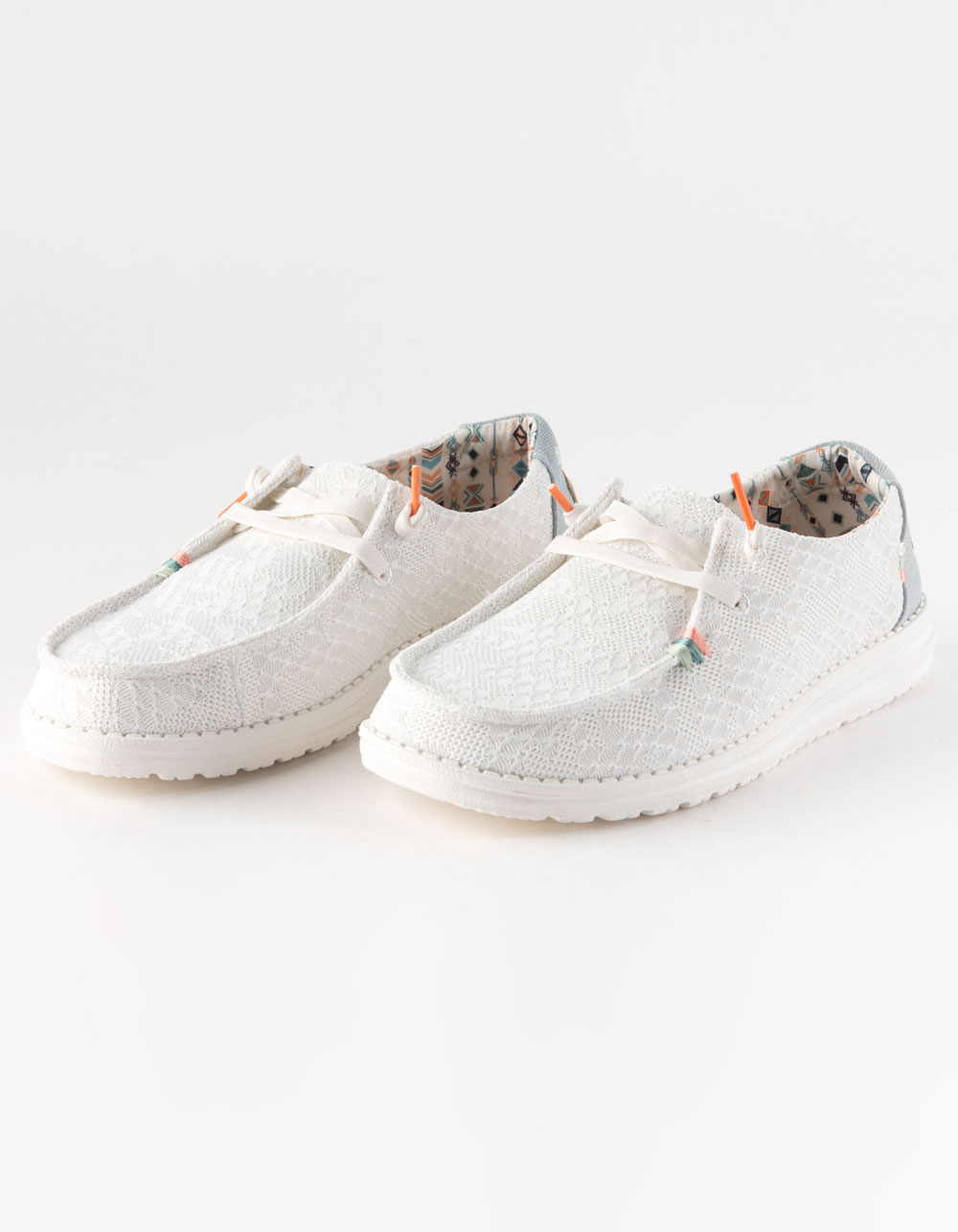 HEY DUDE Wendy Womens Shoes - WHITE 