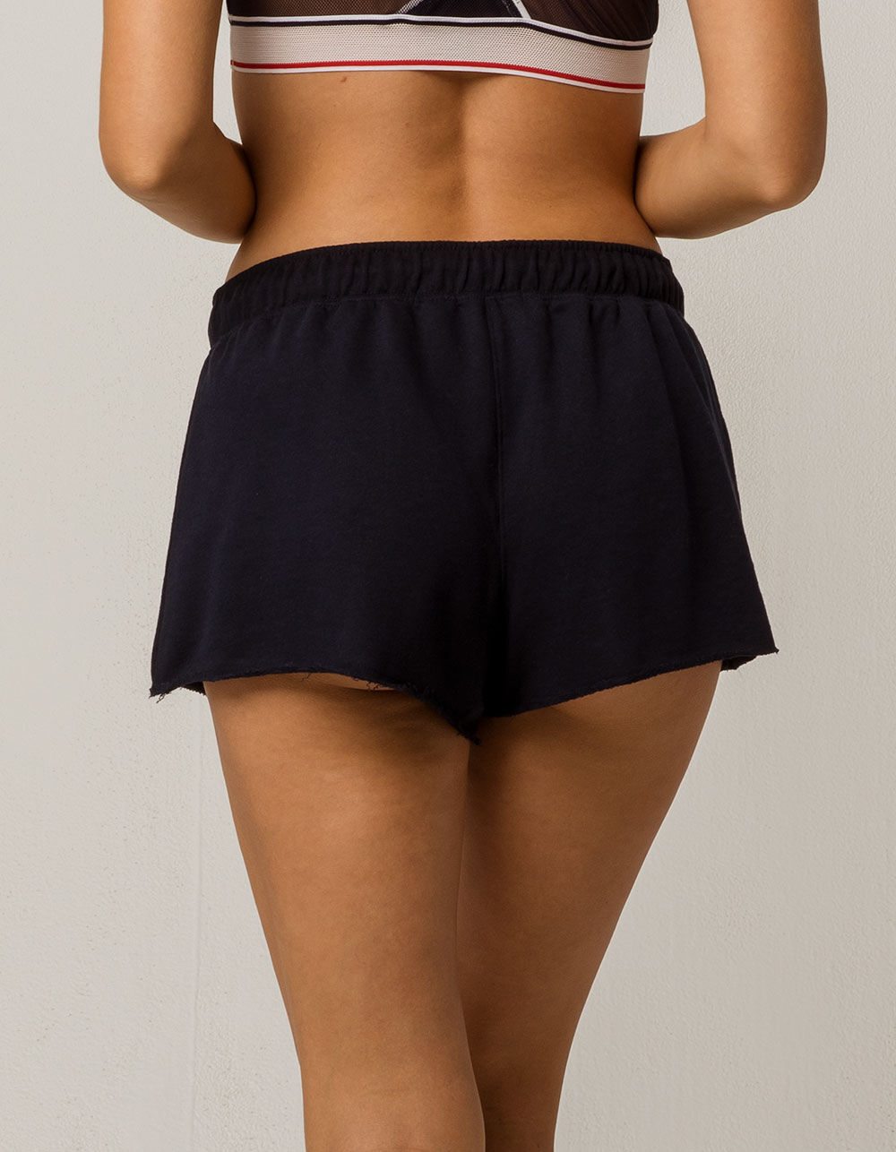 TOMMY HILFIGER Raw Edge Navy Womens Shorts image number 2