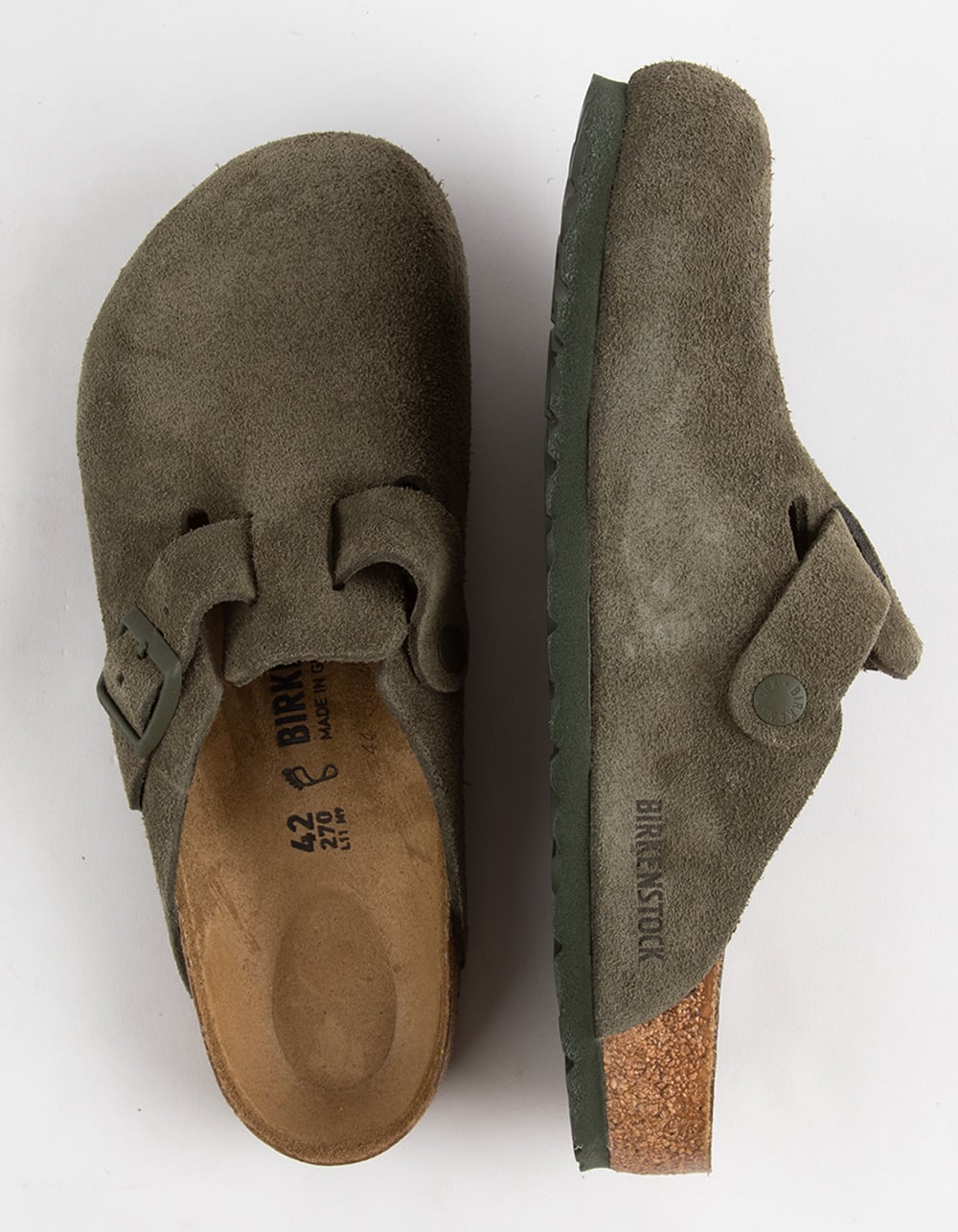 BIRKENSTOCK Boston Mens Clogs - MOSS