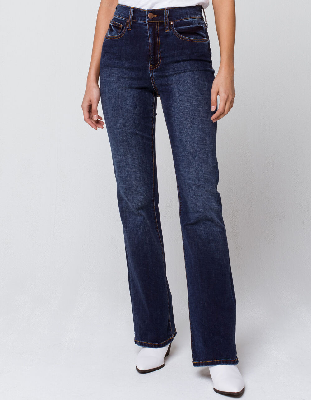 RSQ Womens Flare Jeans DARK WASH Tillys