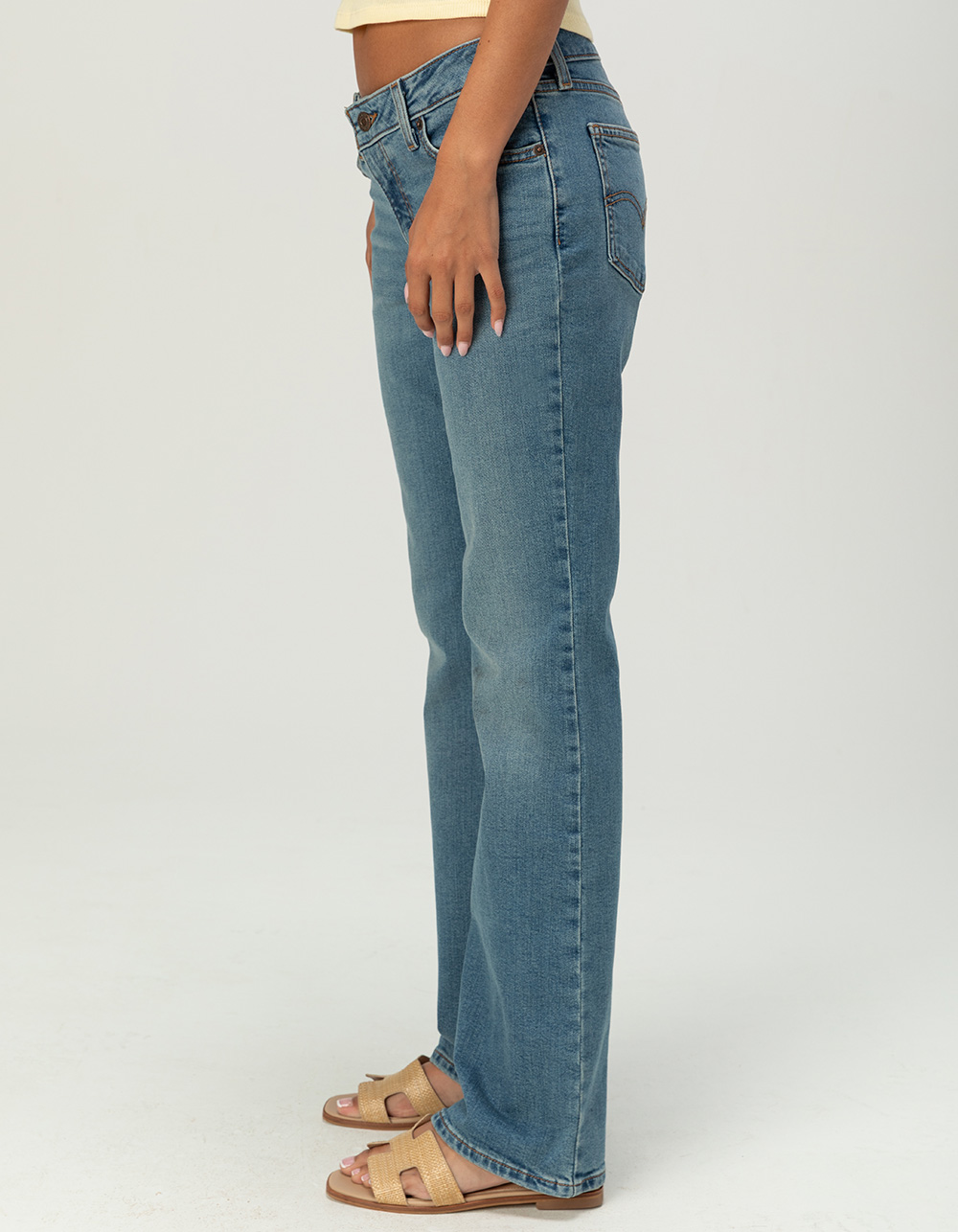LEVI'S Superlow Bootcut Womens Jeans - Most Motivated MED BLAST