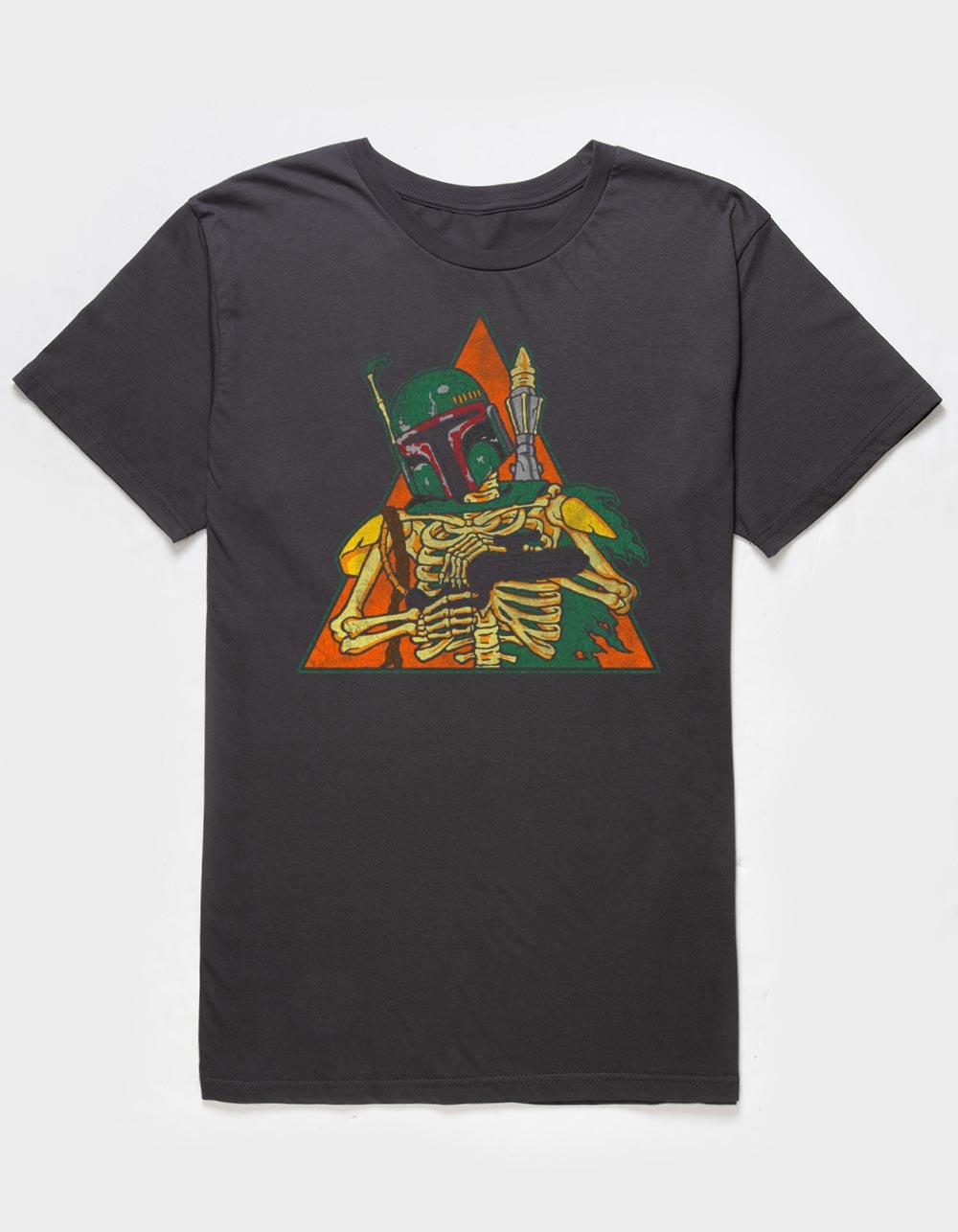 STAR WARS Skeleton Boba Fett Unisex Tee - CHARCOAL