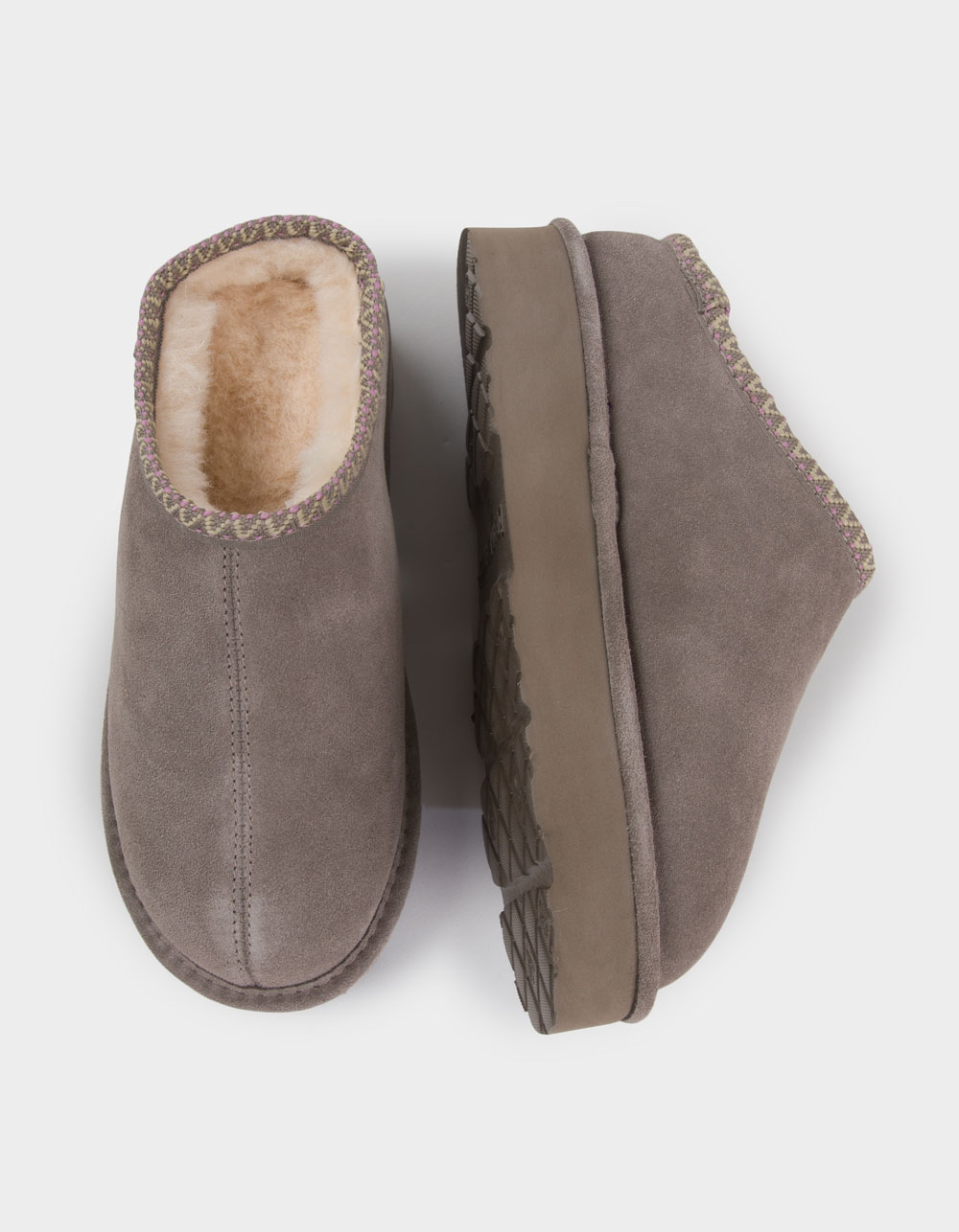 BEARPAW Martis Womens Suede Slippers