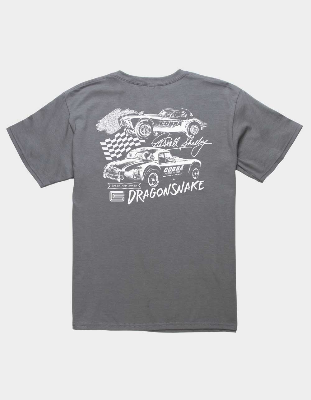 SHELBY COBRA Dragonsnake Unisex Kids Tee - CHARCOAL