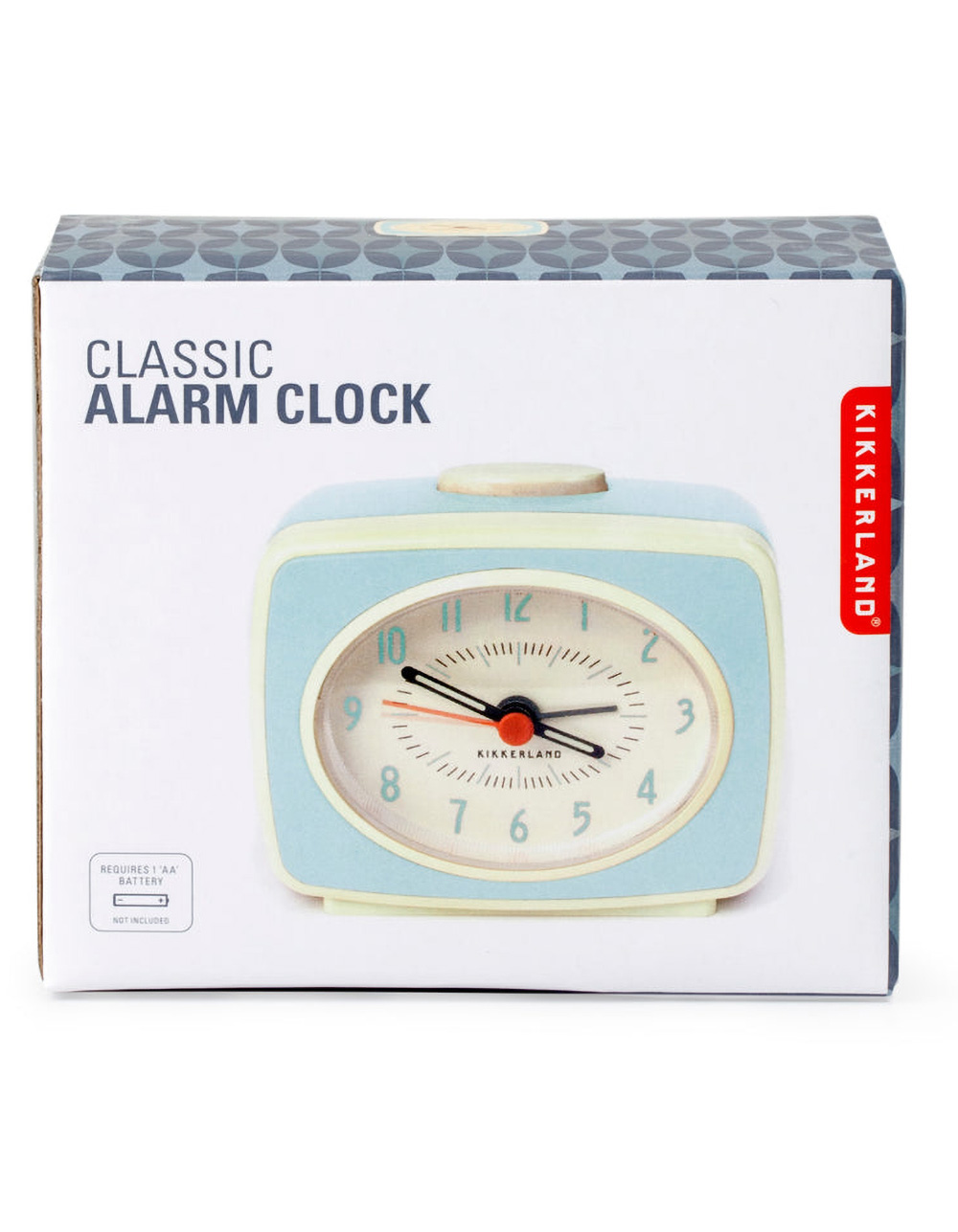KIKKERLAND Small Classic Alarm Clock MINT Tillys