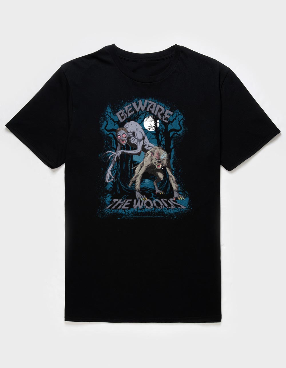 WEDNESDAY Beware The Woods Unisex Tee - BLACK