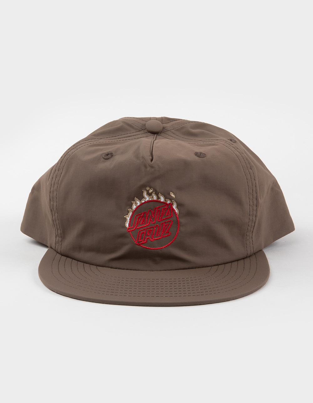 SANTA CRUZ Minimal Burnt Opus Dot Snapback Hat - BROWN