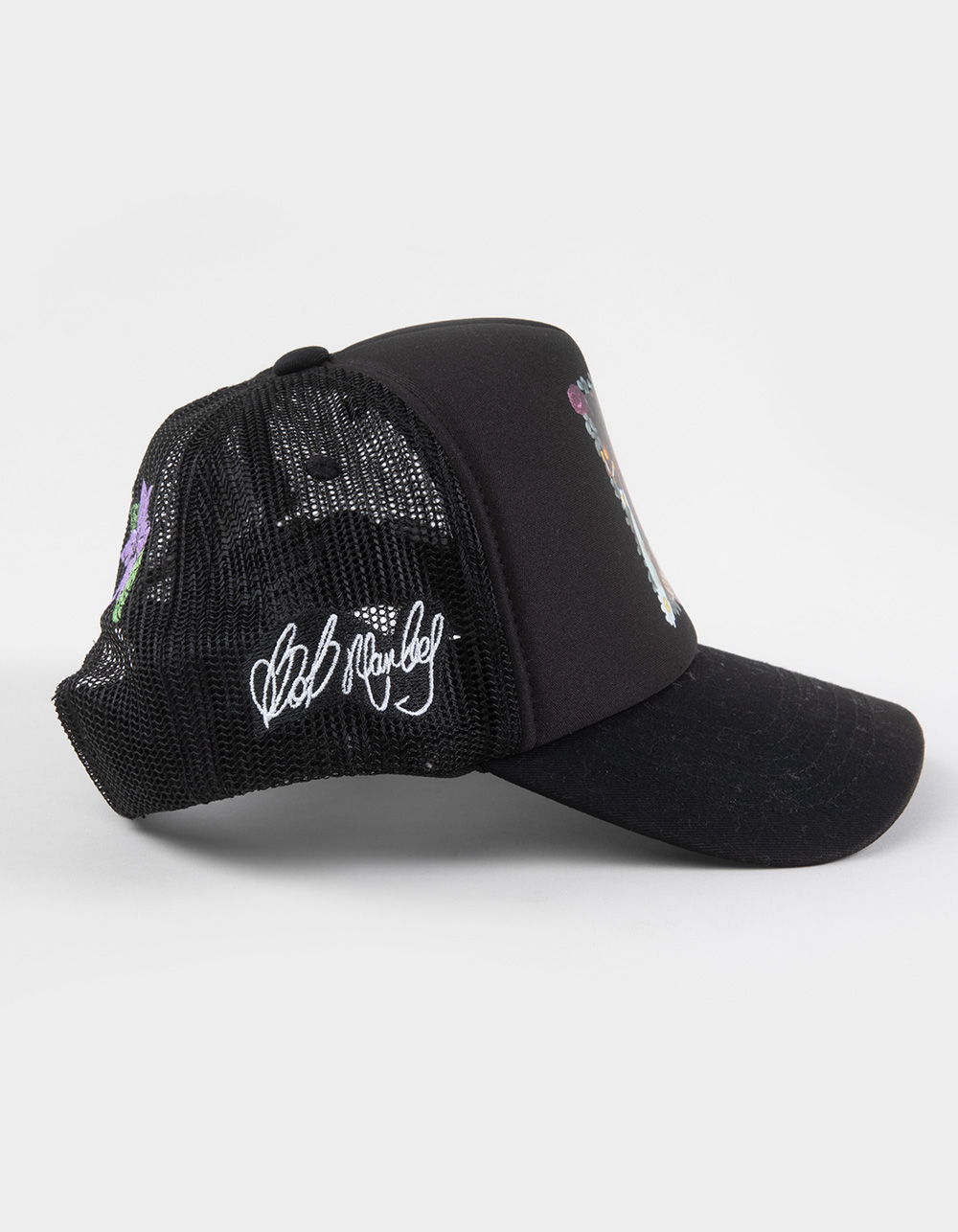 PRIMITIVE x Bob Marley Everlasting Trucker Hat - BLACK
