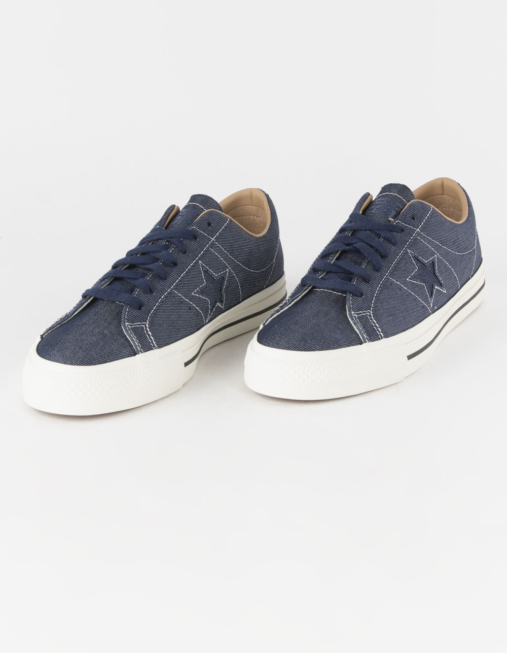 CONVERSE One Star Pro Denim Mens Skate Shoes - MIDNIGHT BLUE