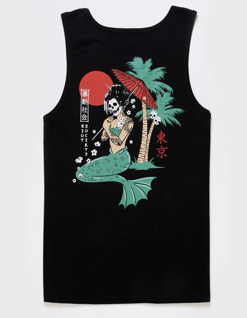 RIOT SOCIETY Geisha Mermaid Mens Tank Top