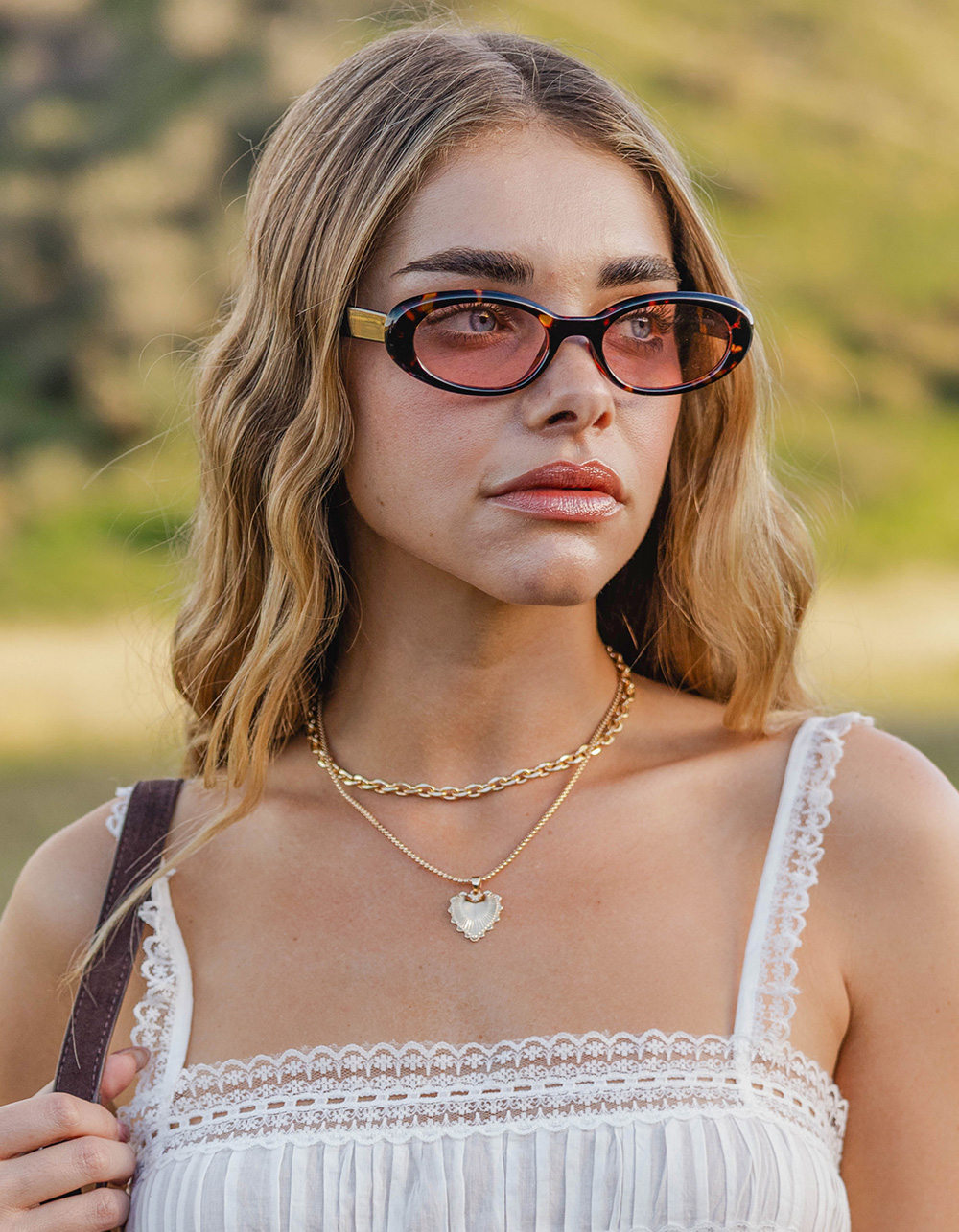 RSQ Oval Plastic Sunglasses - TORTOISE