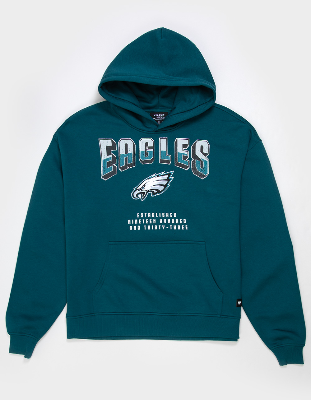 THE WILD COLLECTIVE Philadelphia Eagles Mens Hoodie  - GREEN