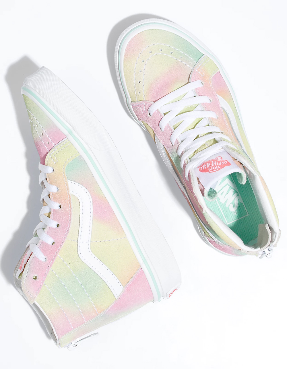 vans rainbow skate shoe