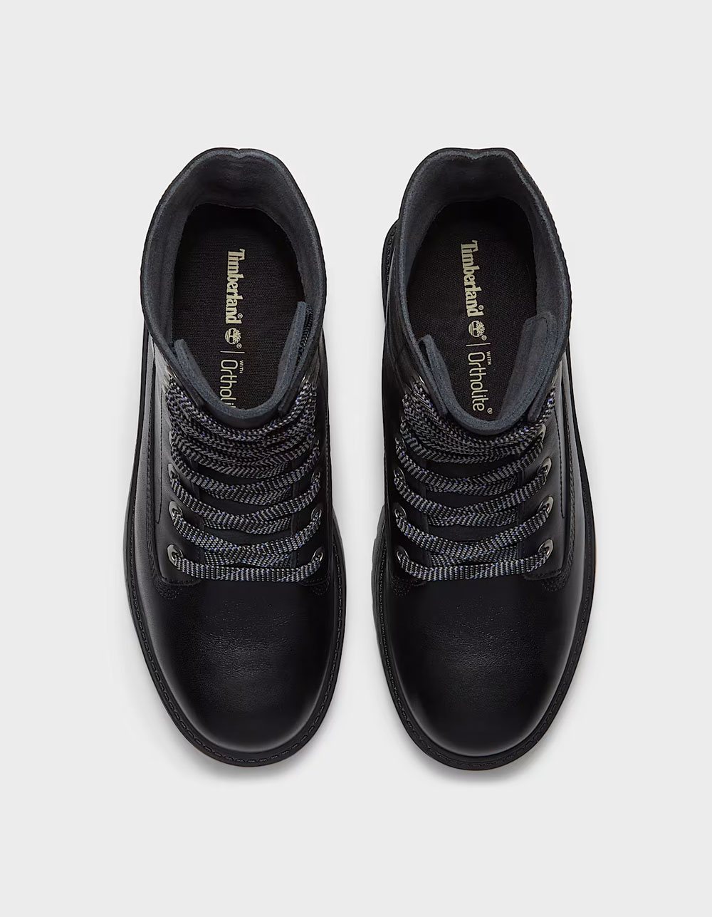 TIMBERLAND Stone Street Womens Fold Over Platform Boots - BLACK