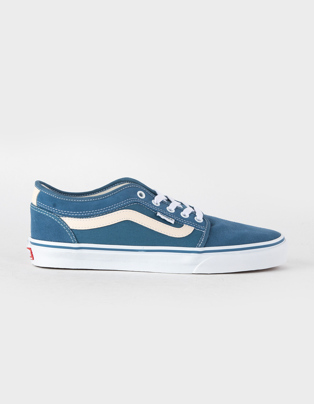 VANS Chukka Low Sidestripe Shoes NAVY/WHITE Tillys