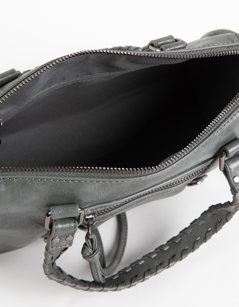 Satchel Handbag - DARK GRAY