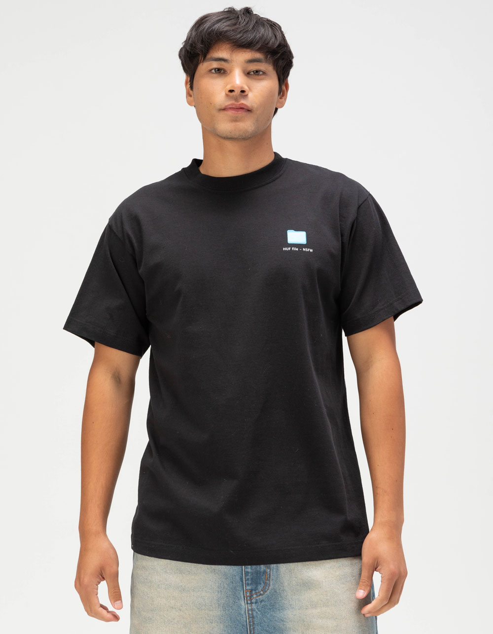 HUF Desktop Mens Tee - BLACK