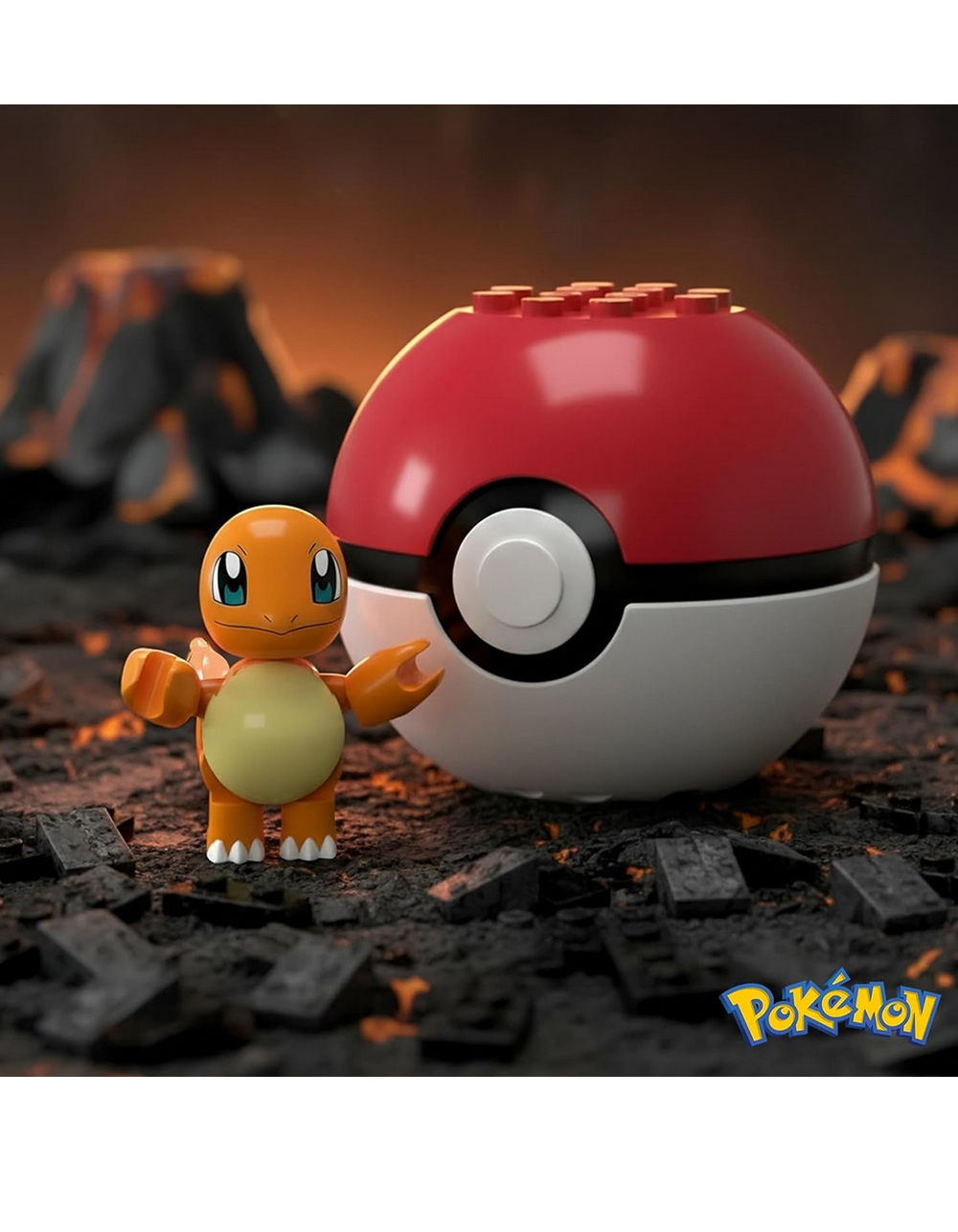 POKEMON Mega Construx Poke Ball Assorted 16 Piece Building Sets - ASST