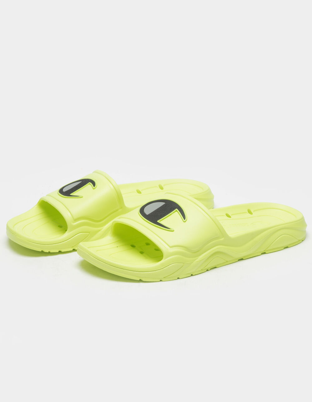 Visita lo Store di ChampionChampion Men's Hydro-C Slide Sandal Neon Yellow, Numeric_8 