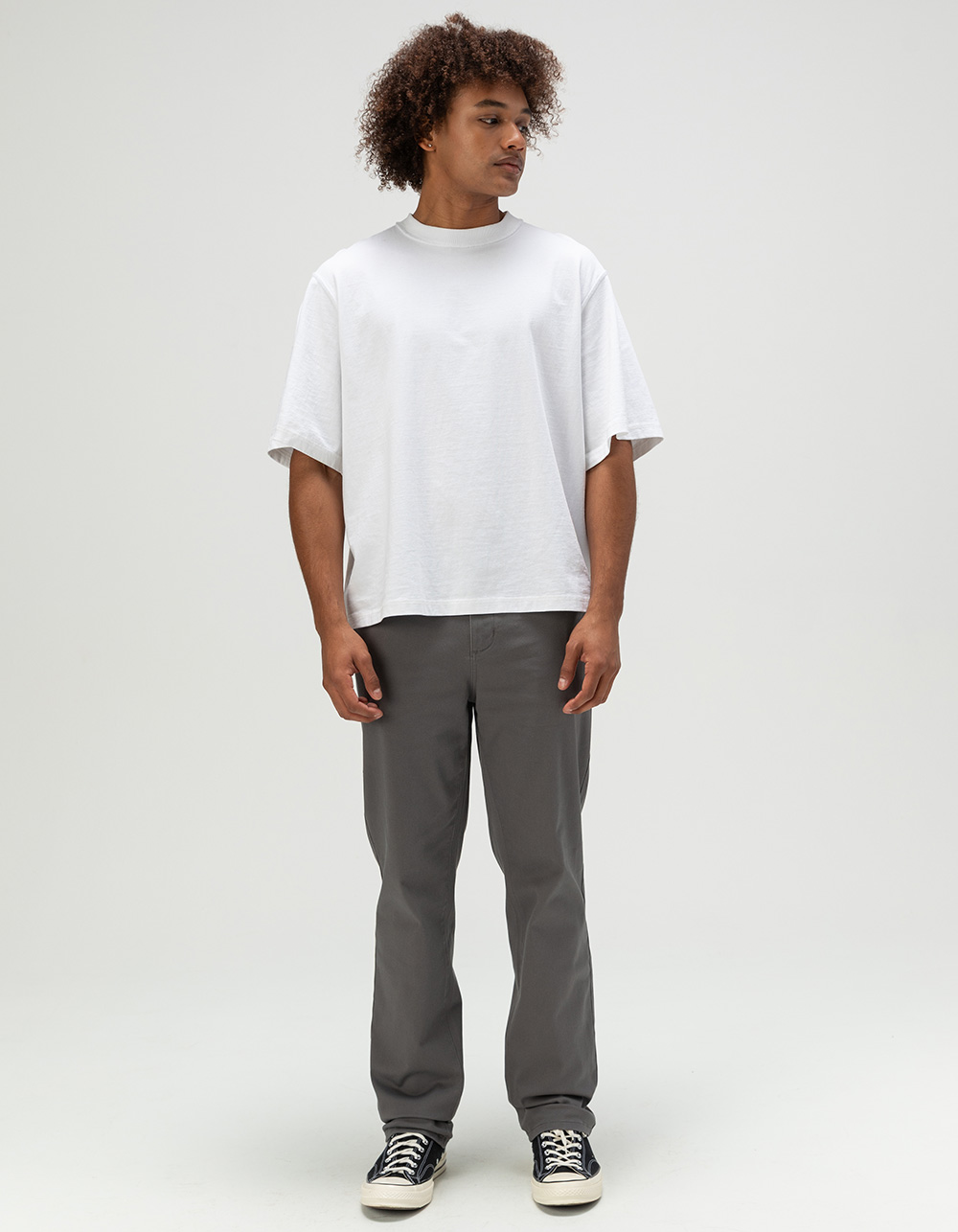 RSQ Mens Slim Straight Chino Pants - CHARCOAL