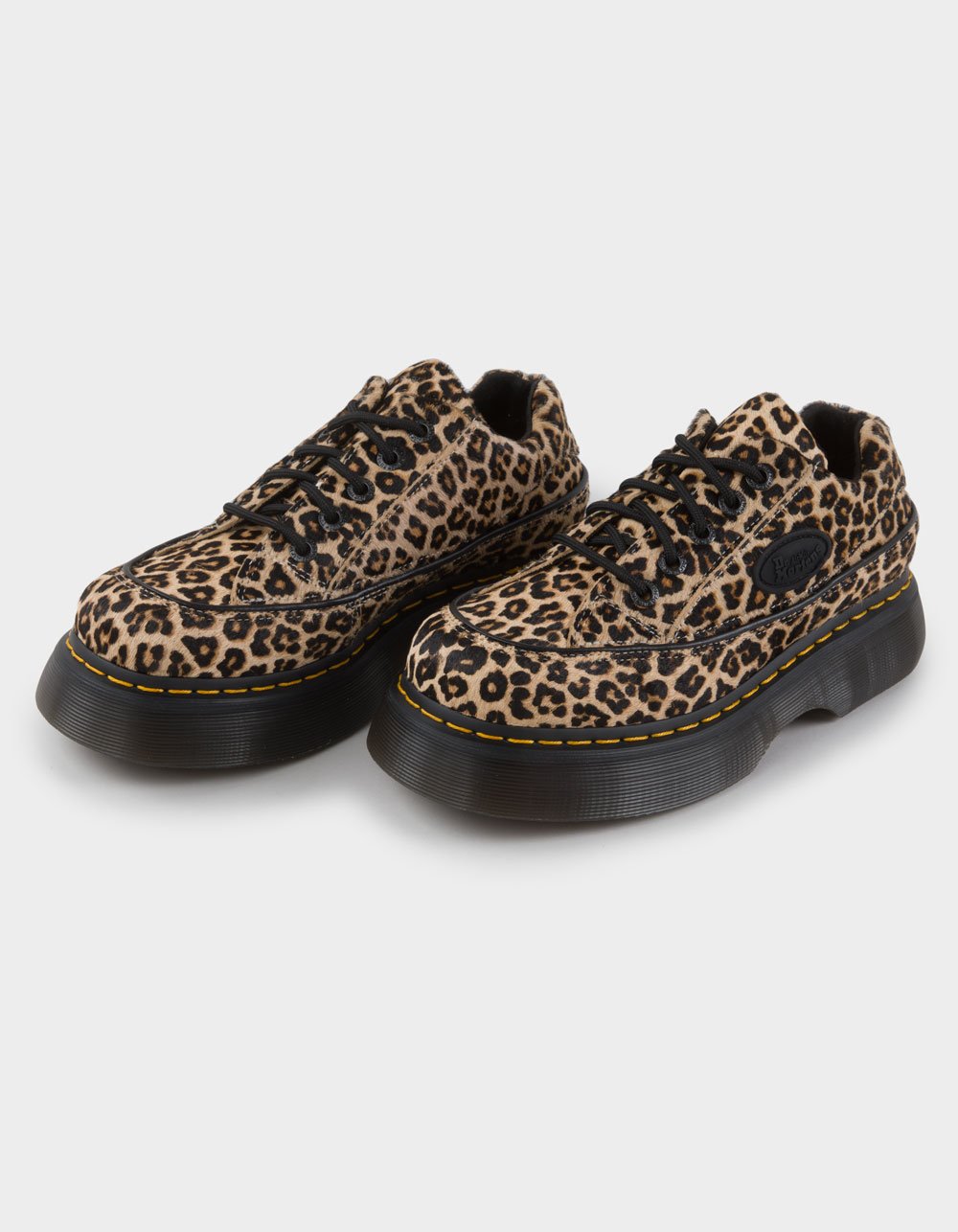 DR. MARTENS Buzz 5-Eye Womens LEOPARD Shoes