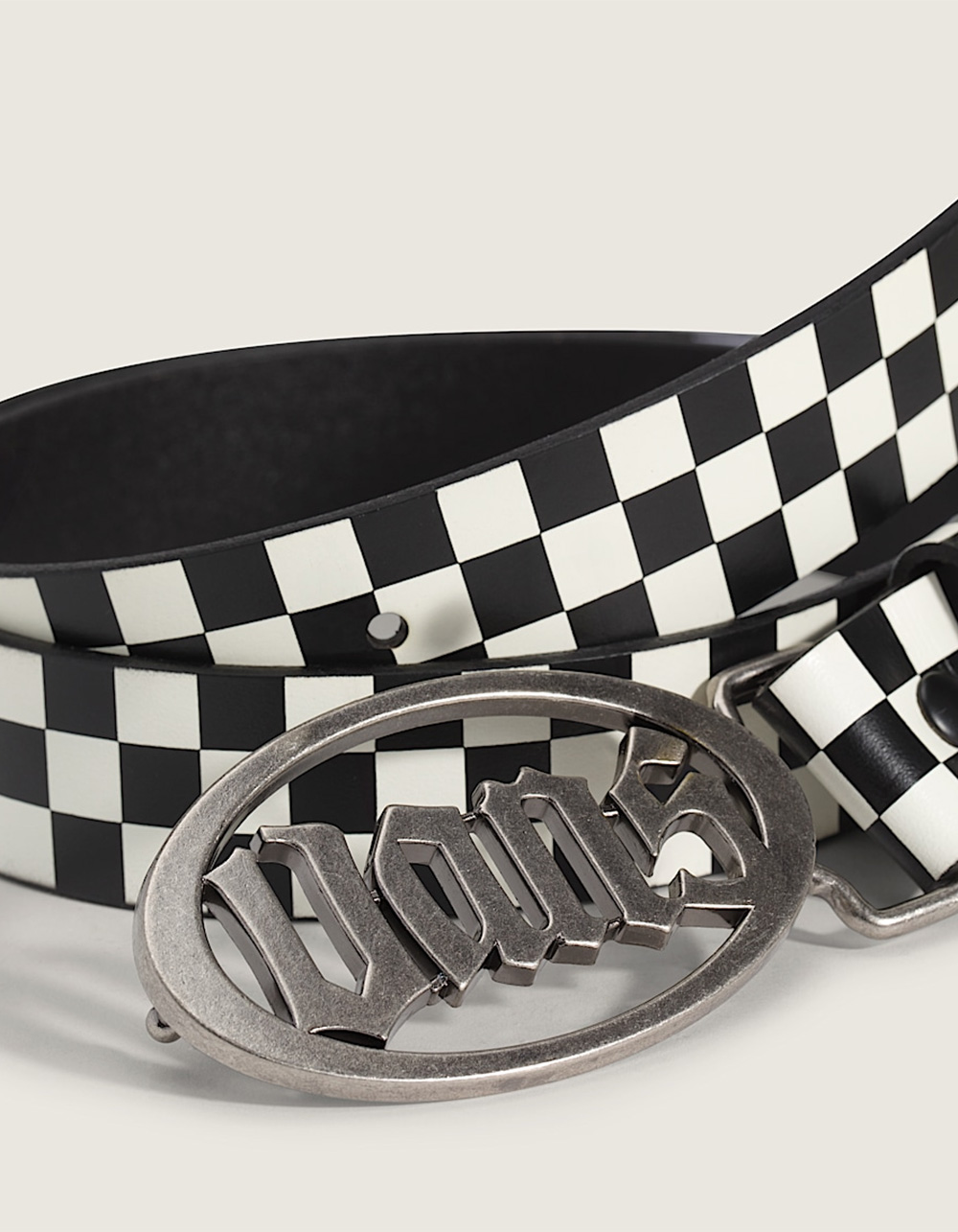 VANS Got You Leather Belt - BLK/WHT