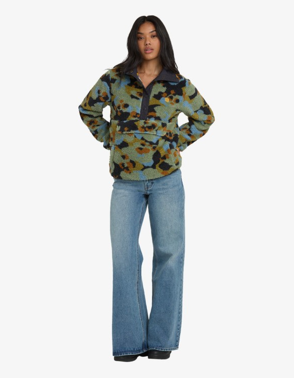 BILLABONG Switchback Womens Mock Neck Sweatshirt - MULTI