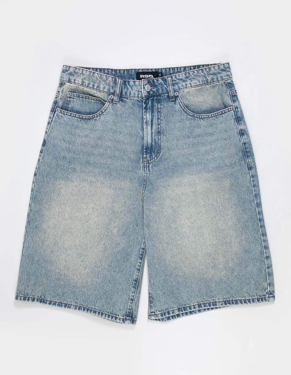 RSQ Mens Baggy Jorts - LIGHT WASH