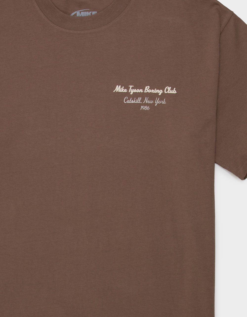 MIKE TYSON Catskill Ring Mens Boxy Tee - BROWN