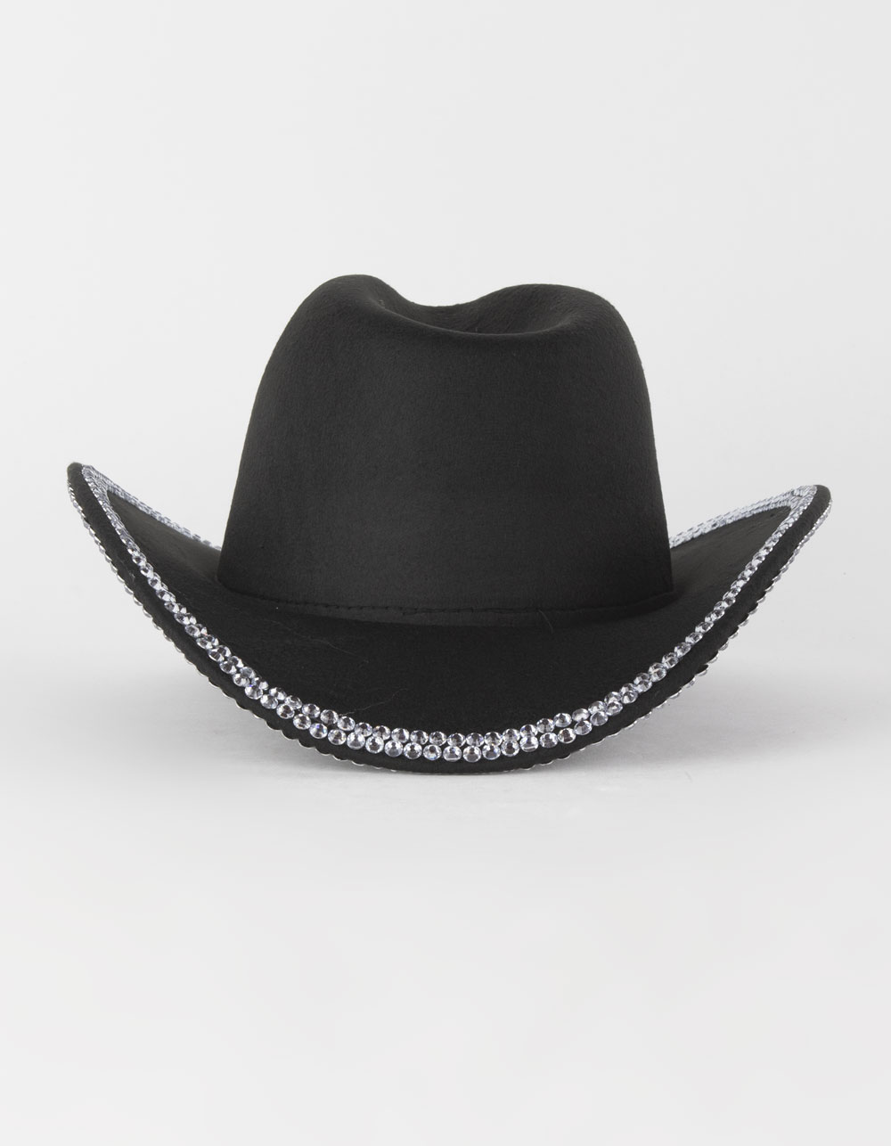 Rhinestone Womens Cowboy Hat BLACK Tillys