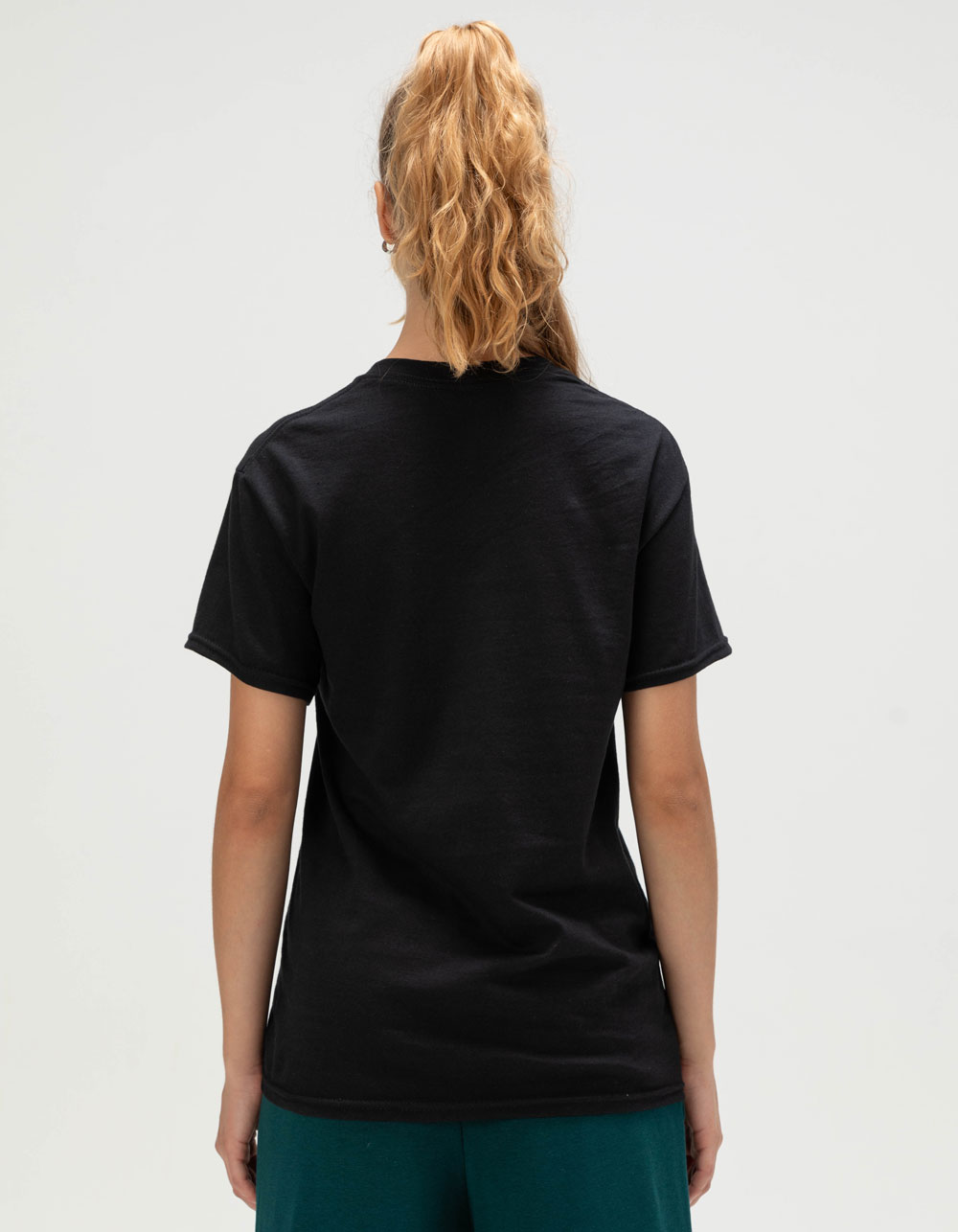 STRANGER THINGS Womens Boyfriend Tee - BLACK