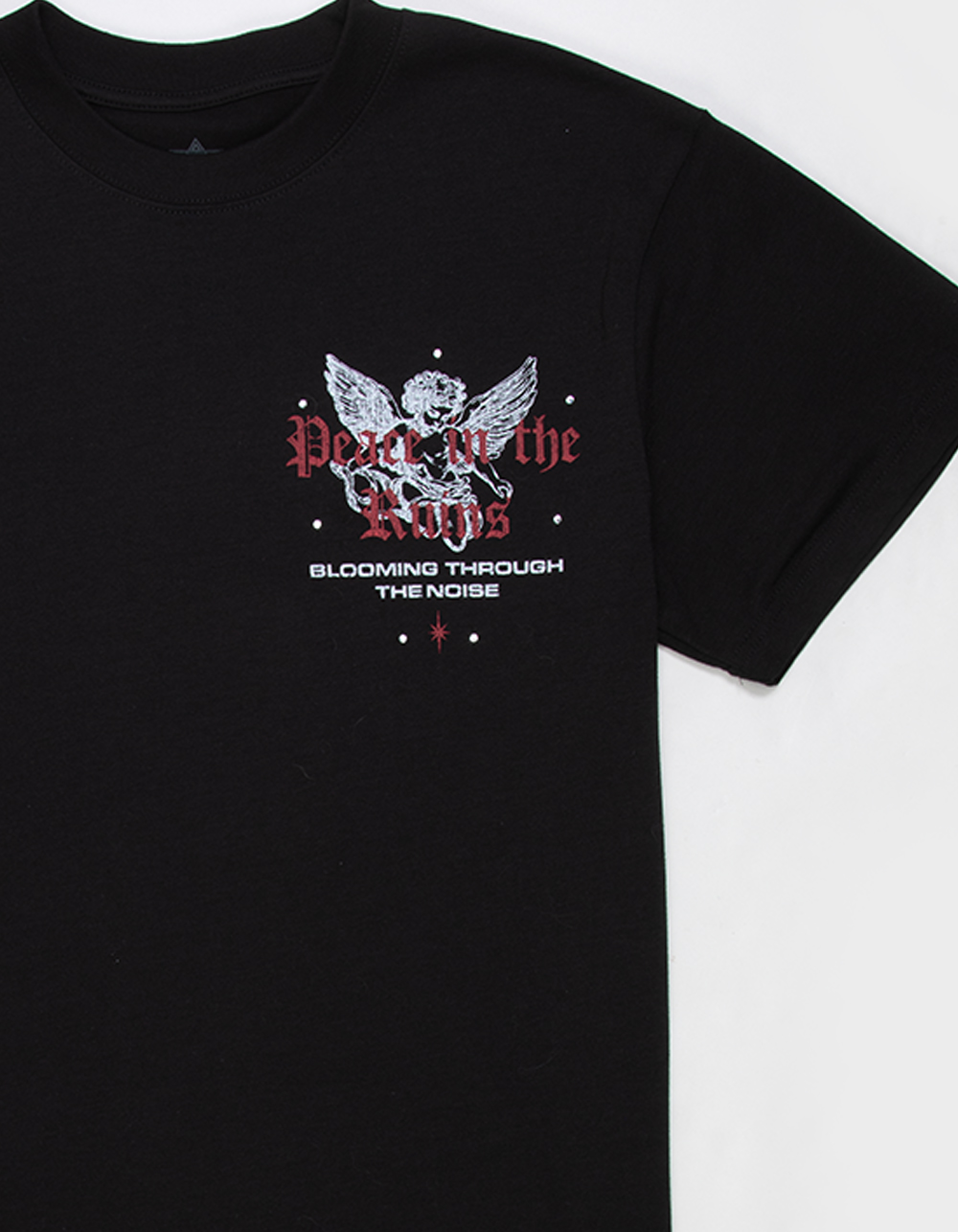 ALPHA COLLECTIVE Peace Mens Boxy Tee - BLACK