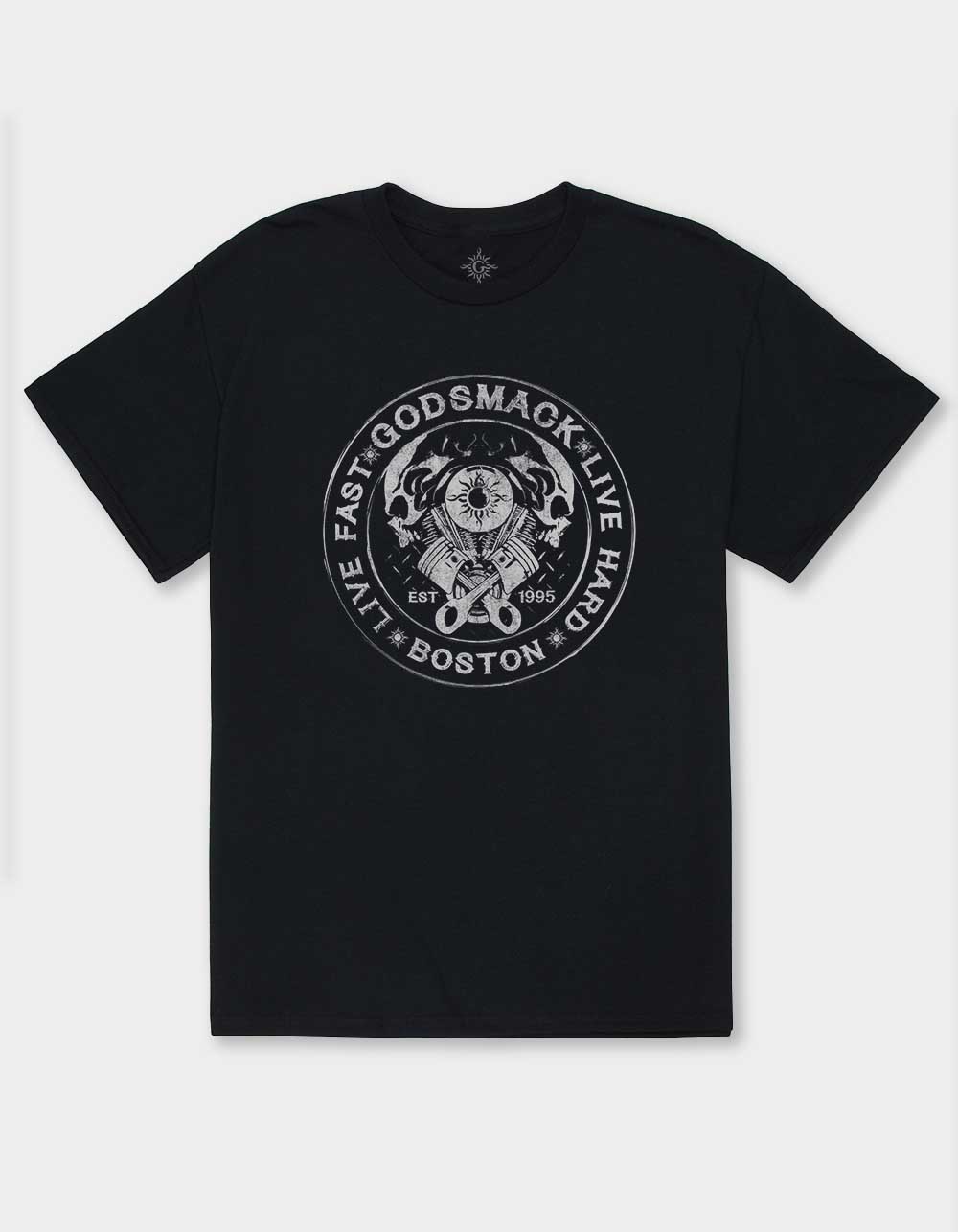 GODSMACK Live Fast Hard Unisex Tee - BLACK
