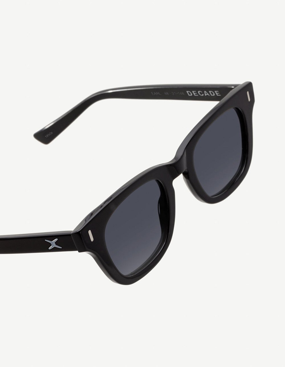 DECADE Earl 50s Sunglasses - BLACK