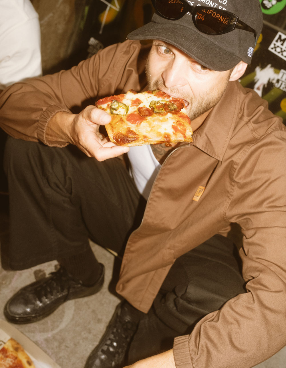 BRIXTON Union Relaxed Harrington Mens Jacket - BROWN