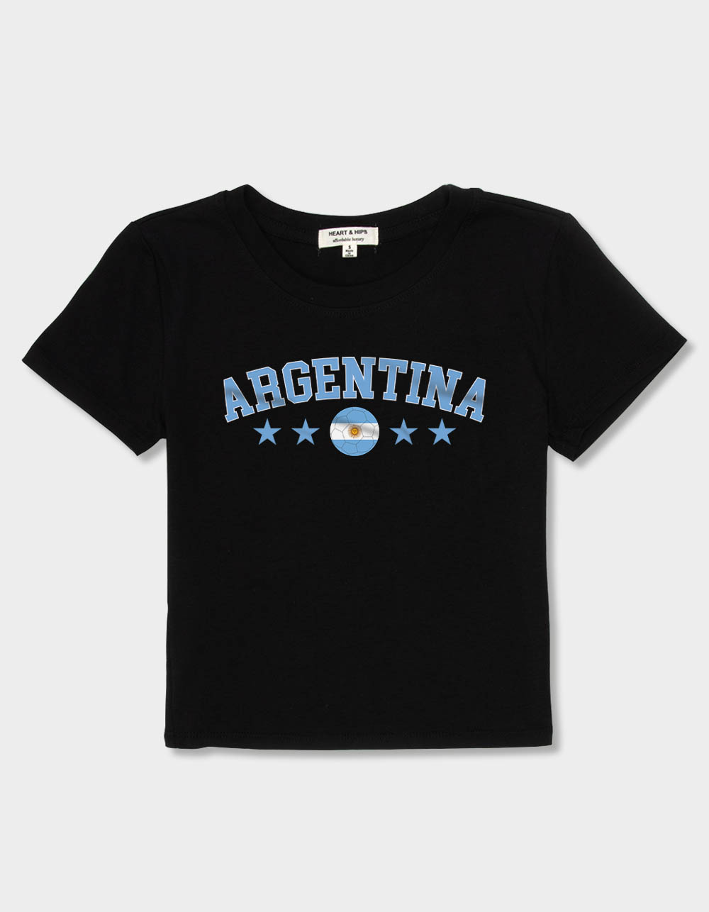 ARGENTINA Flag Soccer Womens Baby Tee