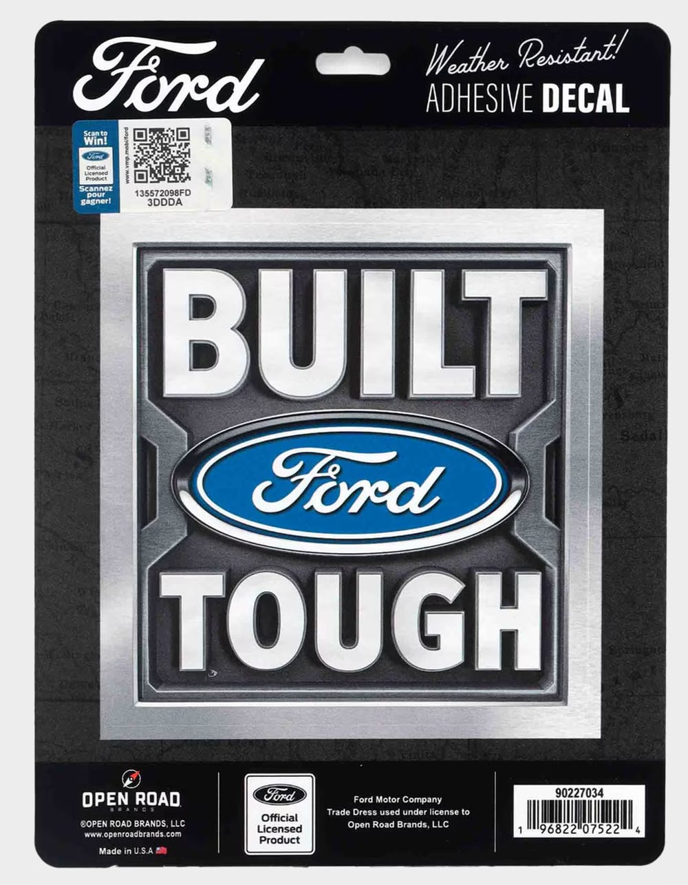 FORD Built Ford Tough Sticker - MULTI