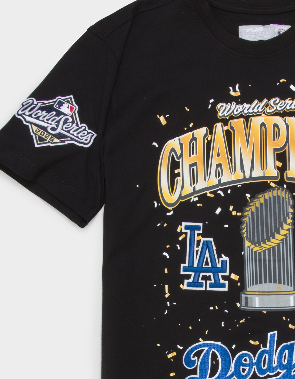 PRO STANDARD Los Angeles Dodgers World Series Champions Boys Tee - BLACK