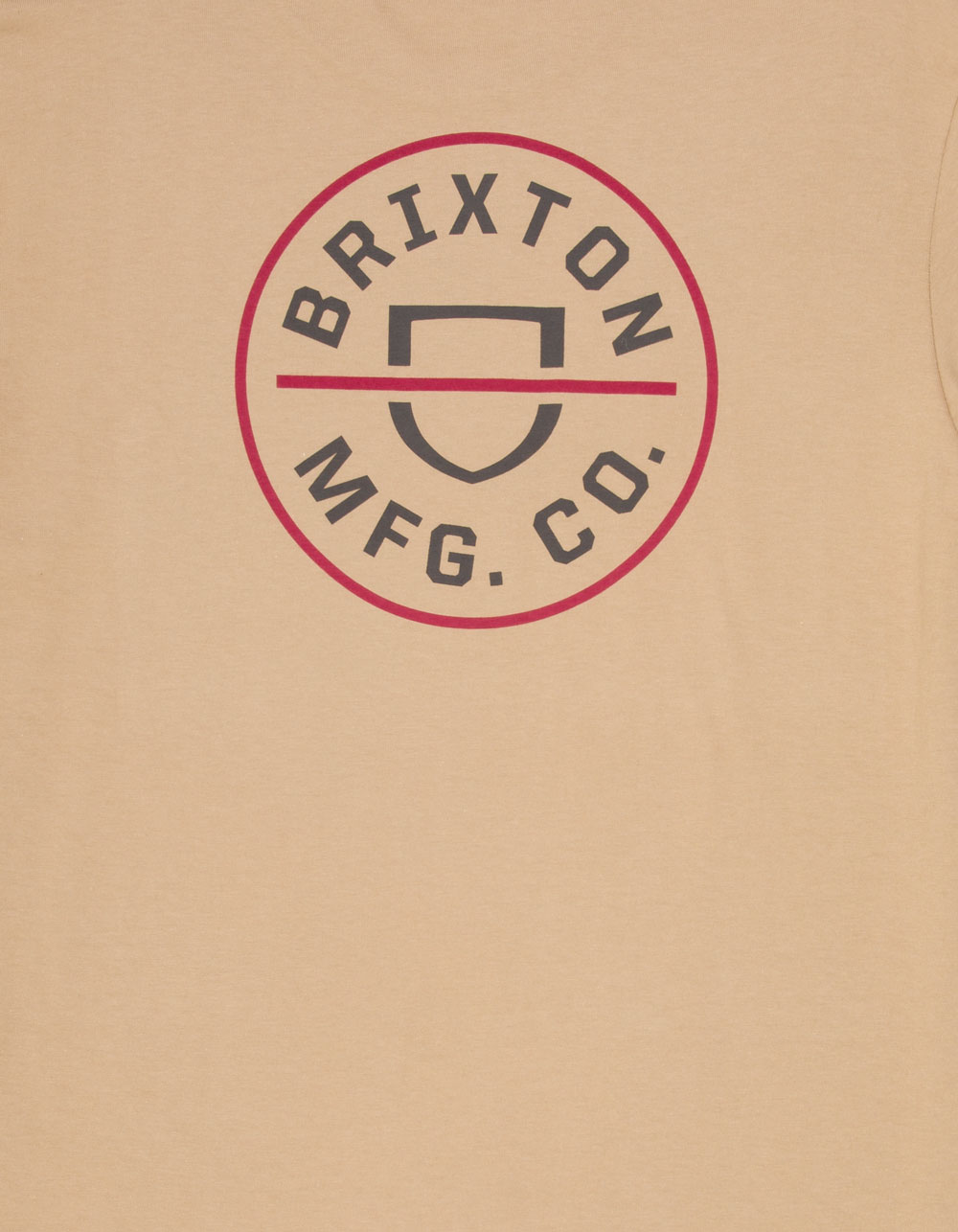 BRIXTON Crest II Mens Tee - TAN