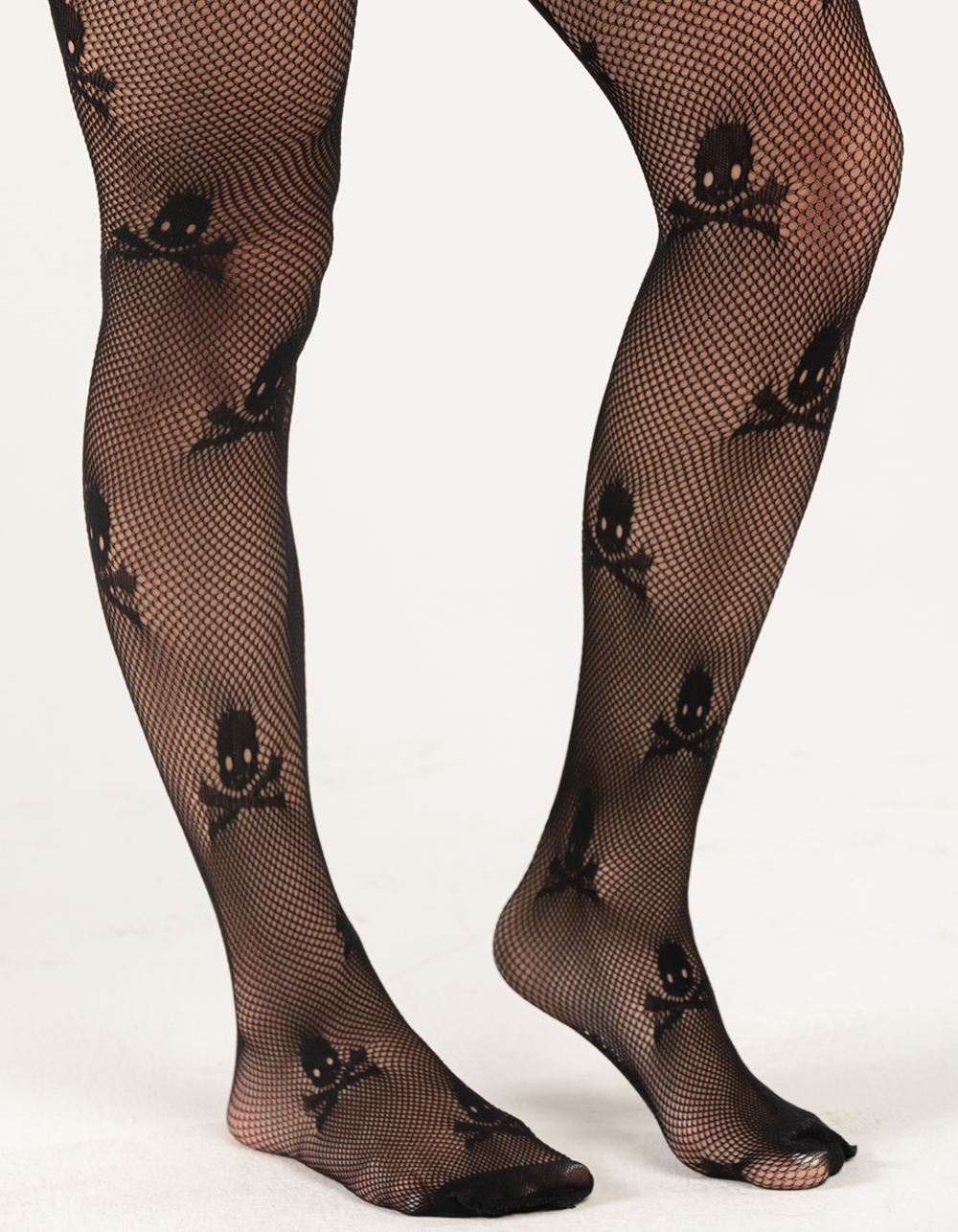 FULL TILT Skull Fishnet Tights - BLACK | Tillys