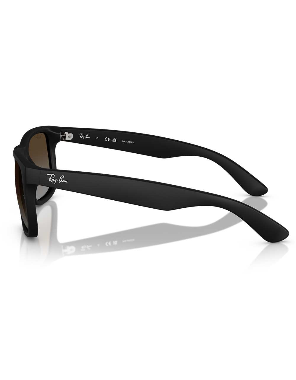 RAY-BAN Justin Classic Polarized Sunglass - BLACK