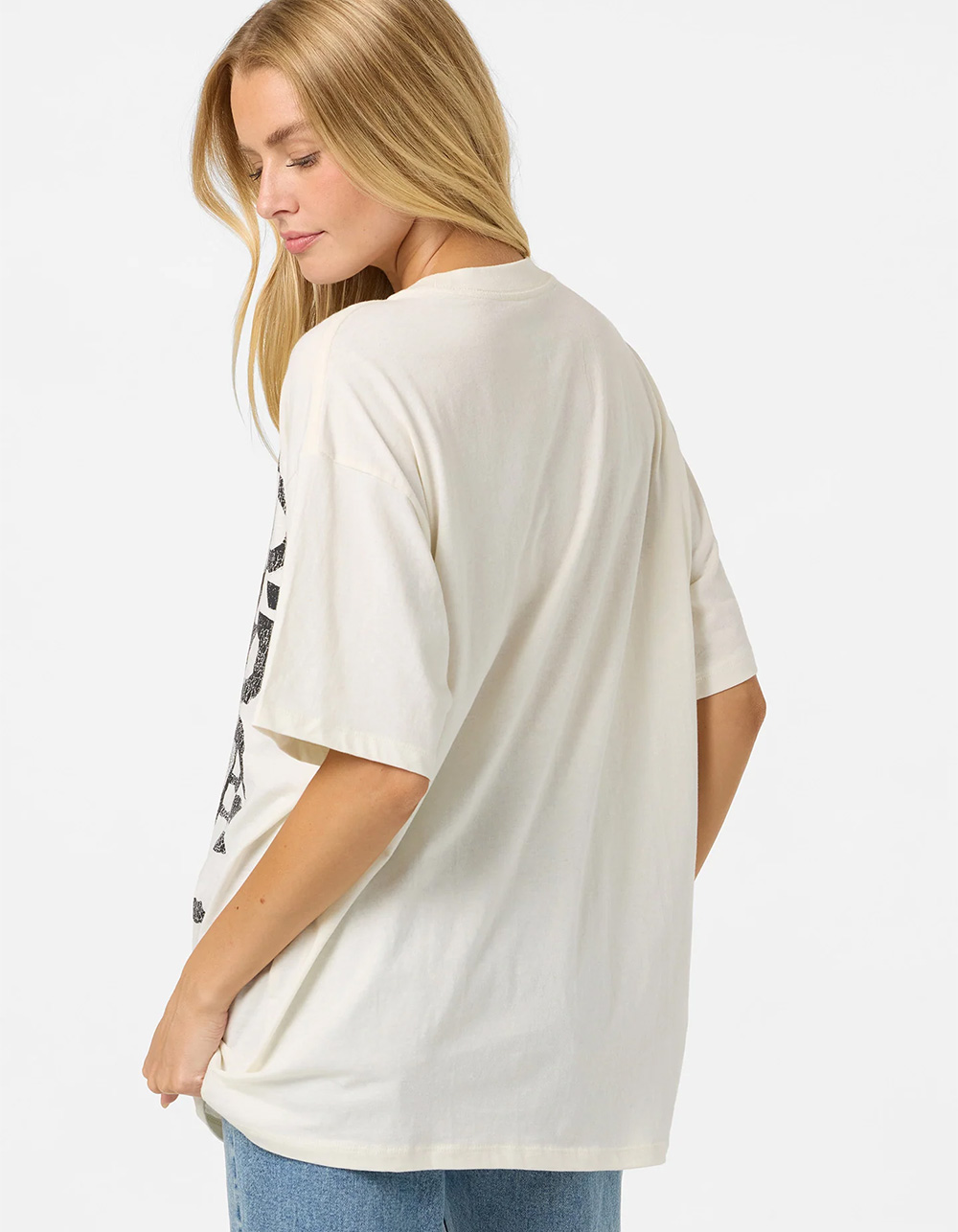 O'NEILL Monstera Hawaii Womens Oversized Tee - IVORY